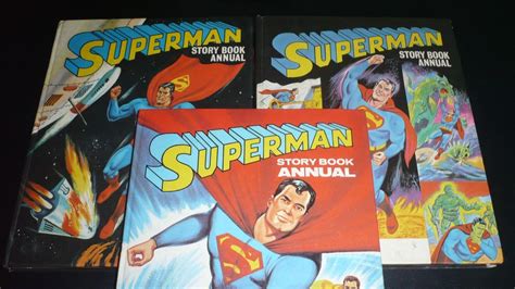 Superman Story Book Annuals 1967 1968 And 1969 1778865039