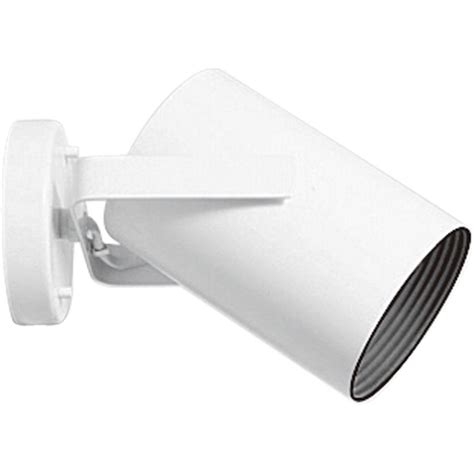 With adjustable ceiling spotlights you can direct the light precisely as you want it and add a distinctive atmosphere to a room. Progress Lighting 1-Light White Spotlight Fixture-P6398-30 ...