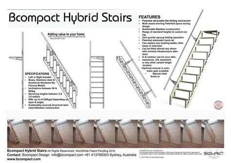 Bcompact Hybrid Stairs And Ladders Stair Ladder Stairs Folding Stairs