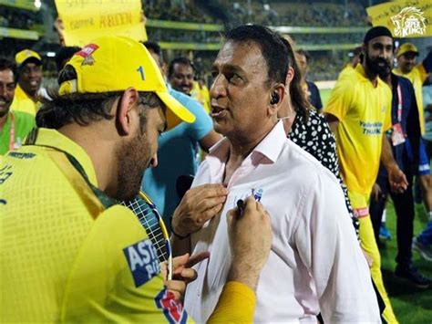 Was An Emotional Moment For Me Sunil Gavaskar Opens Up On Dhonis