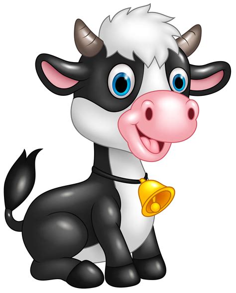 Cow Cartoon Clip Art Clipart Best