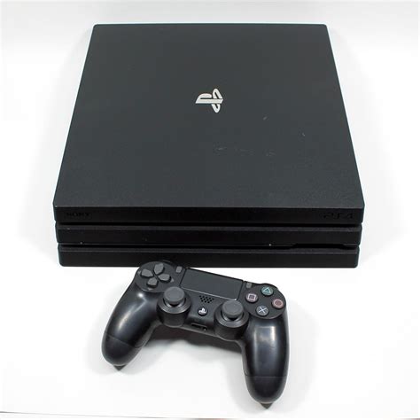 Black Playstation 4 Pro 1tb System