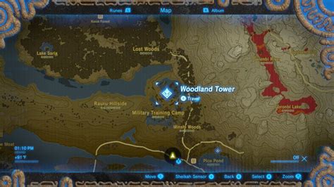 Botw Lost Woods Map Time Zones Map World