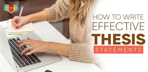 How To Write Effective Thesis Statement