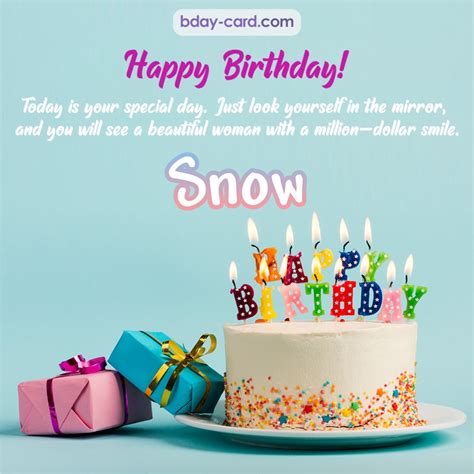 Birthday Images For Snow 💐 — Free Happy Bday Pictures And Photos Bday
