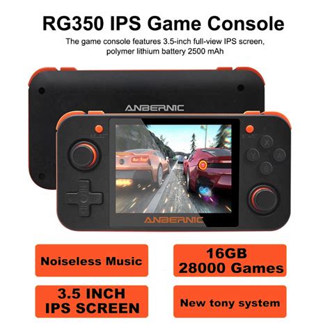 Rg350 Handheld Game Console Ips Retro Games Upgrade Game Console