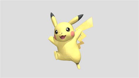 Pikachu Download Free 3d Model By Harrisonhag1 2737662 Sketchfab