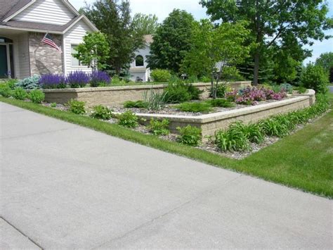 Landscaping On A Hill Outdoor Gardens Driveway Design