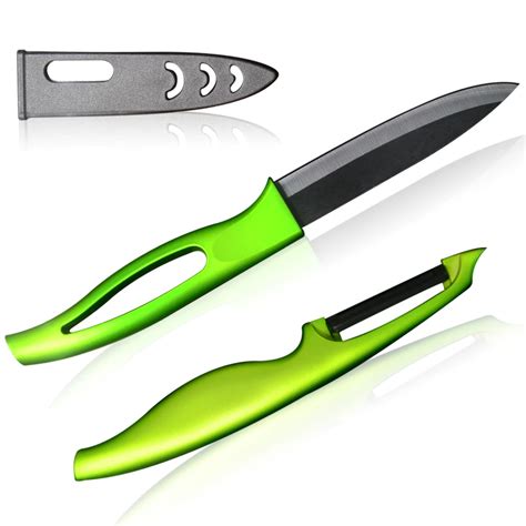 High Quality Xyj Brand Ceramic Knives 4 Inch Utilitypeeler 2 Pieces
