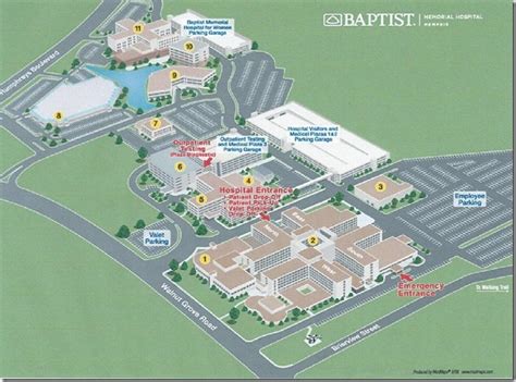 Baptist East Memphis Campus Map United States Map