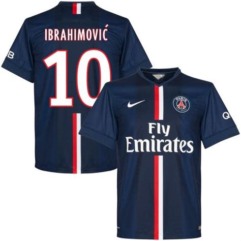 Men 201415 Psg Zlatan Ibrahimović 10 Home Soccer Jersey Camiseta