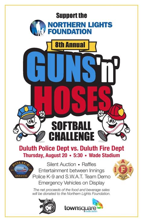 8th Annual Guns N Hoses Softball Challenge Duluth Huskies Duluth Huskies