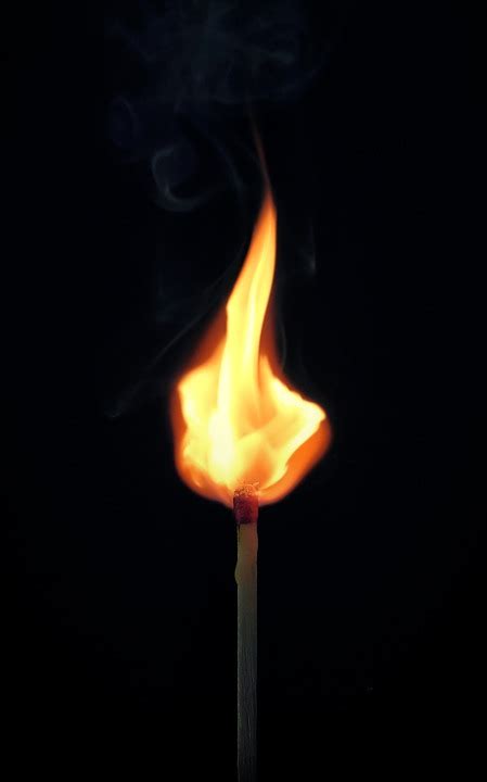 Matchstick Fire Flame Free Photo On Pixabay