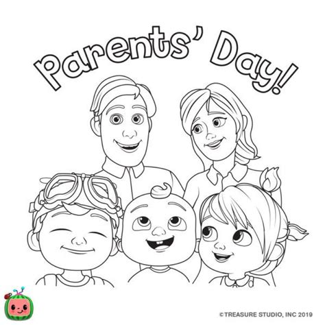 Cocomelon Coloring Pages Characters Cartoon Coloring