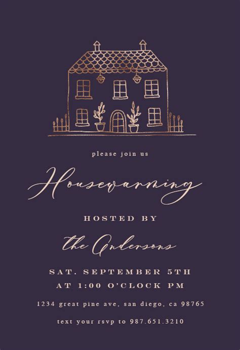 Housewarming Invitation Template Greetings Island Housewarming