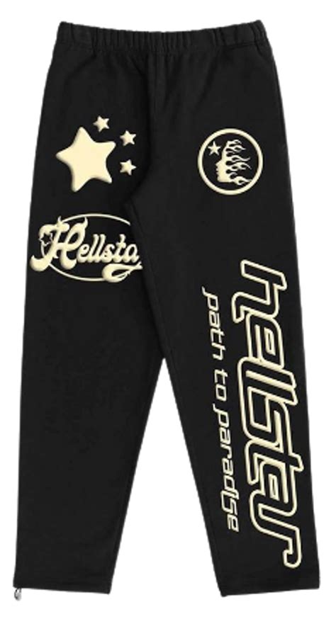 Hellstar Logo Black Pants Whats On The Star