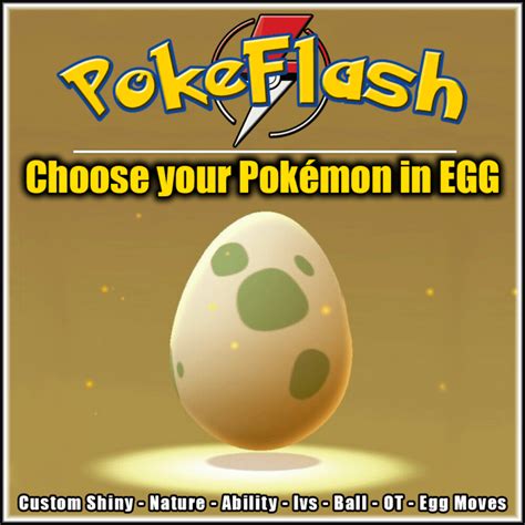 Pokémon Egg Fully Customized Pokeflash