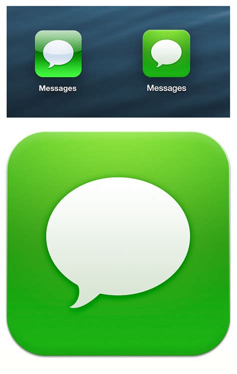 Ios 7 Messages Icon On Behance