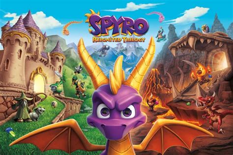 Spyro Reignited Trilogys Box Art Takes A Cue From Crash Bandicoot N