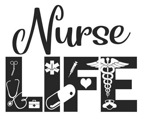 Free Nurse Life Svg File Nurse Cricut Craft Room Nurse Life Decal