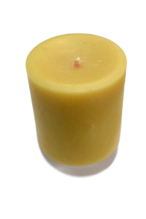 Beeswax Pillar Candle Round Fall Scents Scenter Square Inc