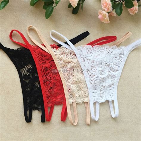 Buy Women Girl Sexy Lingerie Low Rise Lace Floral G