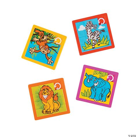 Zoo Animal Slide Puzzles Oriental Trading