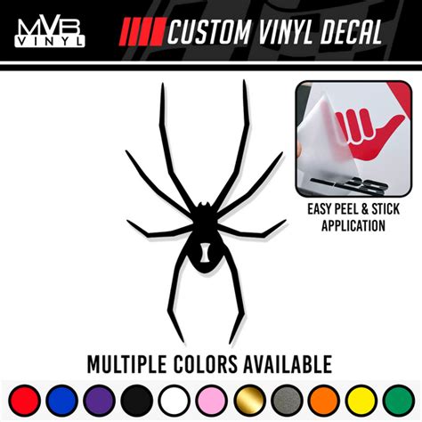 Black Widow Spider Vinyl Decal Sticker Jdm Stance 488 Mvb Vinyl