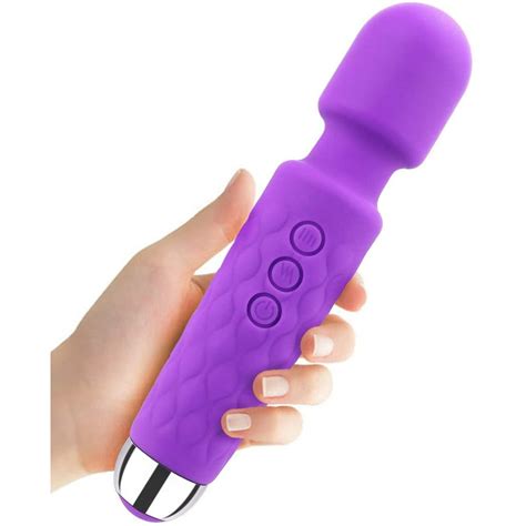 Mighty Rock Personal Massager Wand Massager Powerful With 20 Vibrating Patterns 8 Speeds Body