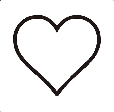 Free Black Heart Outline Png Download Free Black Heart Outline Png Png