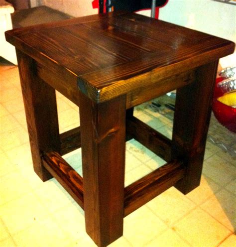 Applied with a cloth, no need to worry about drips and brush marks. Tryde Side Table - Modified Plan | Ana White