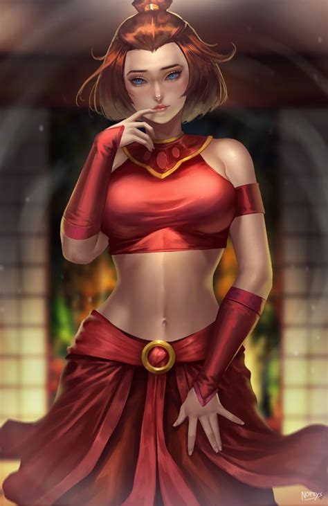 Fan Art Nopeys Red Tops Drawing Suki Curvy Fictional Character Animated Series Red