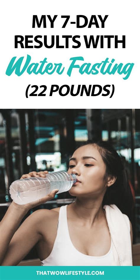 My Water Fasting Results How I Lost 22 Pounds In 7 Days Water Fast