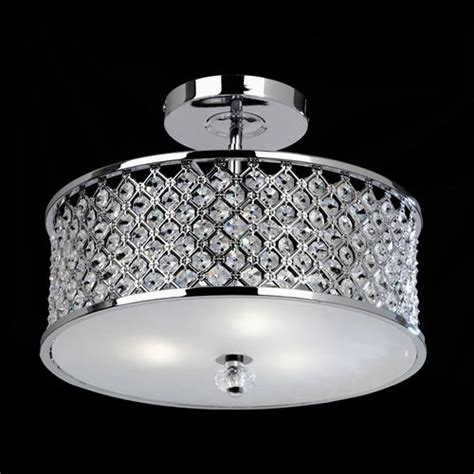 More details mounts flush with the ceiling with little or no space between the fixture and the ceiling itself. Hudson Crystal Semi-Flush Ceiling Light | The Lighting ...