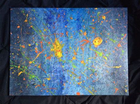 Abstract Expressionist Splatter Painting By Murphland On Etsy