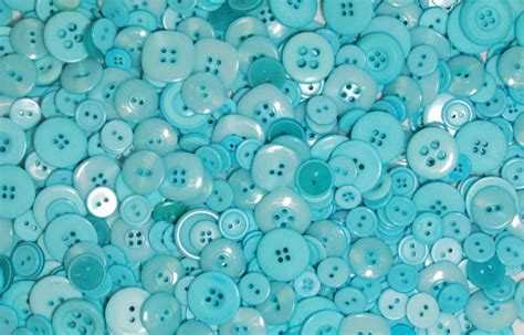 Pack Of 50g Mixed Sizes Of Aqua Blue Buttons Celloexpress