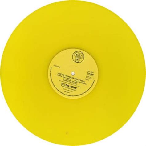 Elton John Goodbye Yellow Brick Road Yellow Sticker Uk 2 Lp Vinyl