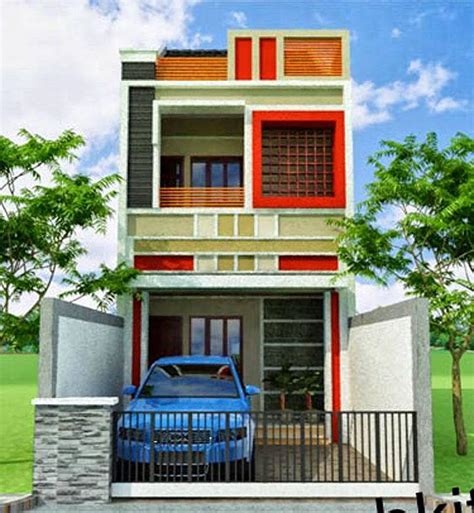 Denah Rumah Minimalis Lantai Ukuran X Background Konstruksi Sipil