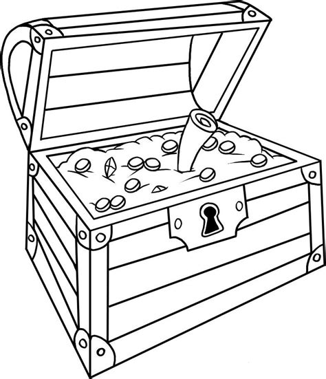 Free coloring pages of treasure chest. Hidden Treasures Coloring Pages for boys printable for free
