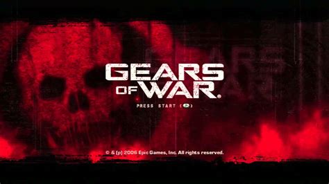Gears Of War Title Screen Xbox 360 Youtube