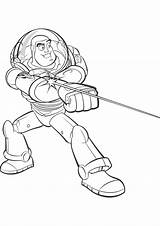 Coloring Buzz Lightyear Pages Print sketch template