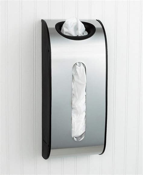 Simplehuman Distributeur Mural Sacs Plastiques Acier Inoxydable
