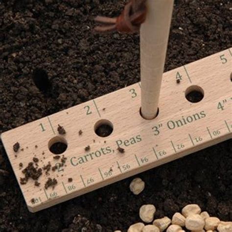 Seed And Plant Spacing Ruler Garden Hand Tool By Garden