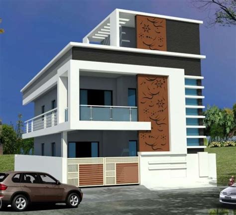 Duplex Exterior Design In India Trendecors