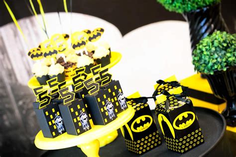 Batman Birthday Party Ideas Photo 9 Of 26 Catch My Party