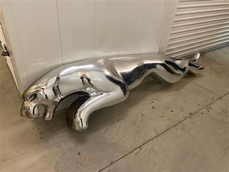 Illuminated Jaguar Leaping Cat Dealership Sign 8 Wide Pcarmarket