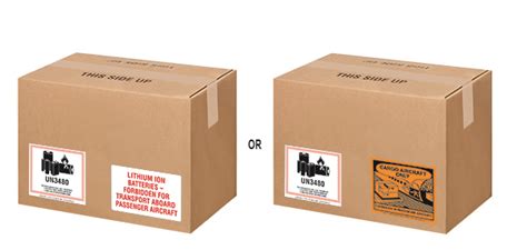 Hazmat shipping labels should be resistant to damage from uv. DOT PHMSA Lithium Battery Interim Final Rule (IFR ...