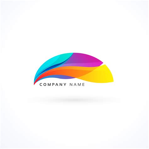 Vibrant Wavy Logo Concept Download Free Vector Art Stock Graphics