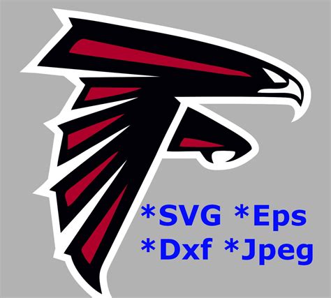 Atlanta Falcons Football Logo Design Svg Eps Dxf By Svgshoplogo
