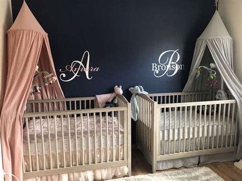 46 Unique Nursery Room Ideas For Baby Twins Nursery Baby Room Twin